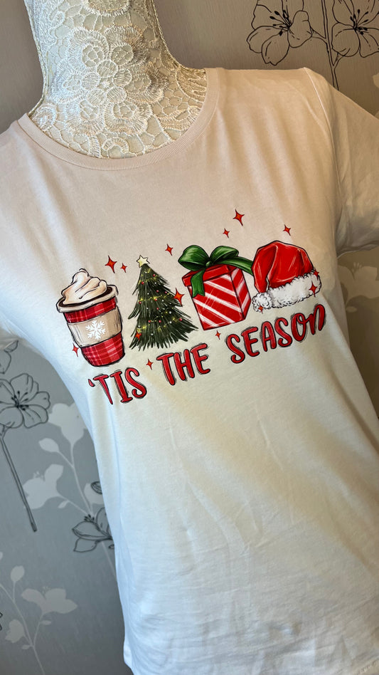 Festive Ladies Top 'Tis the Season