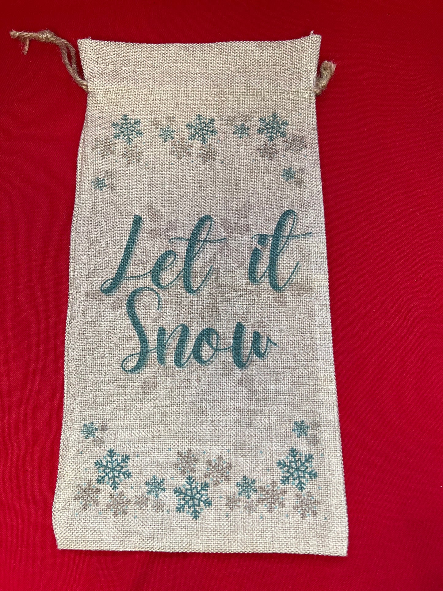 Christmas Bottle Bags
