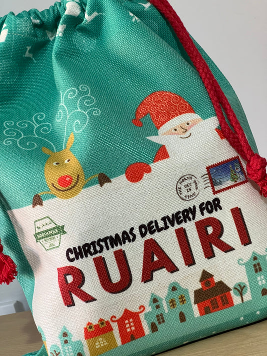 Personalised Santa Sacks for Christmas