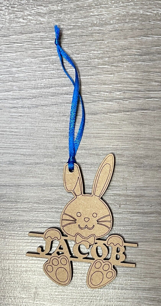 Easter Bunny Personalised Tag