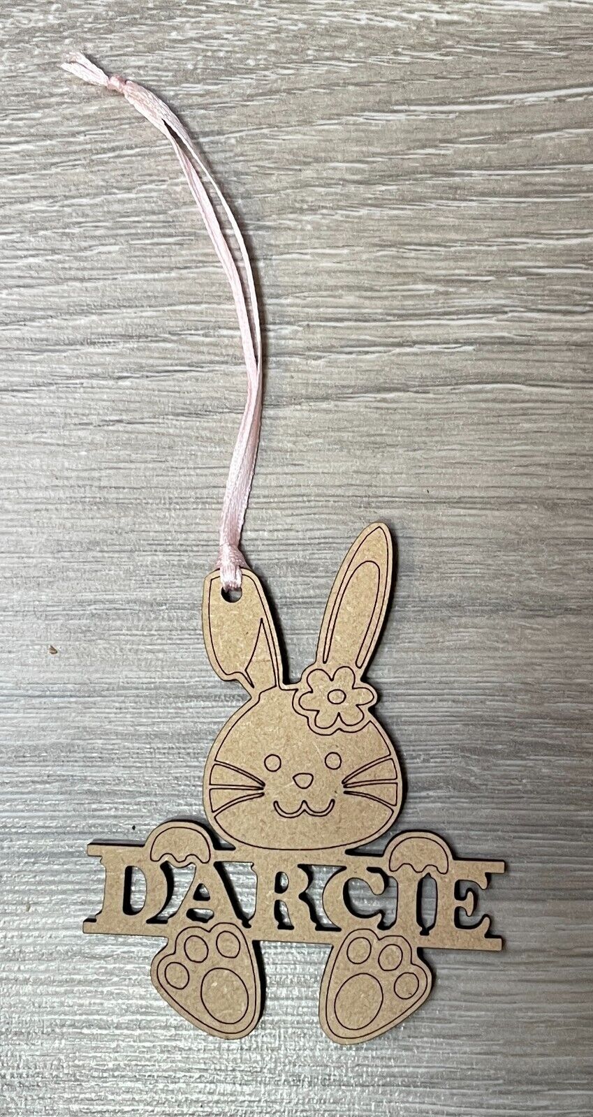 Easter Bunny Personalised Tag