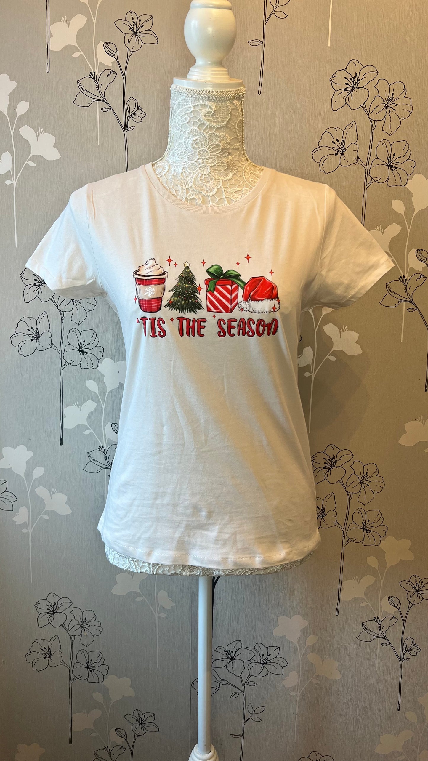 Festive Ladies Top 'Tis the Season