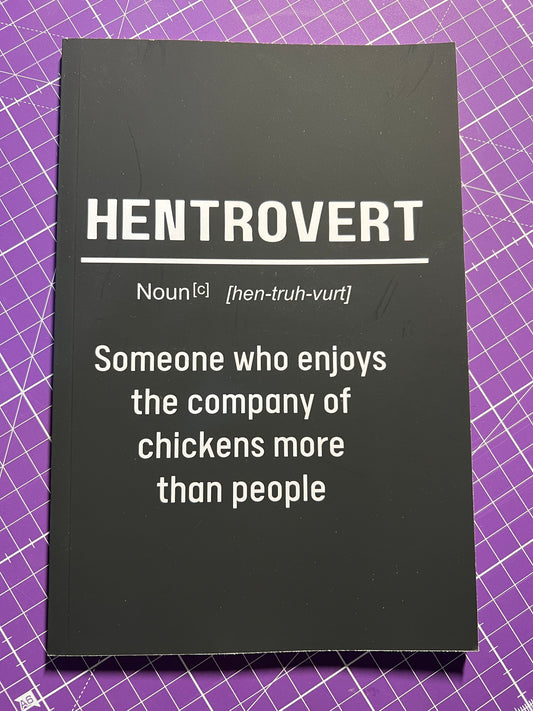 Hentrovert Notebook 6" x 9"