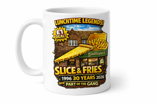 PREORDER Limited Edition Galliano's Lunchtime Legends Mug