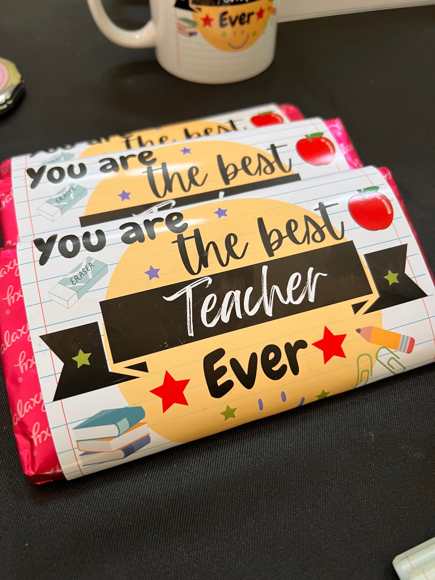 Best Teacher bar of Galaxy chocolate