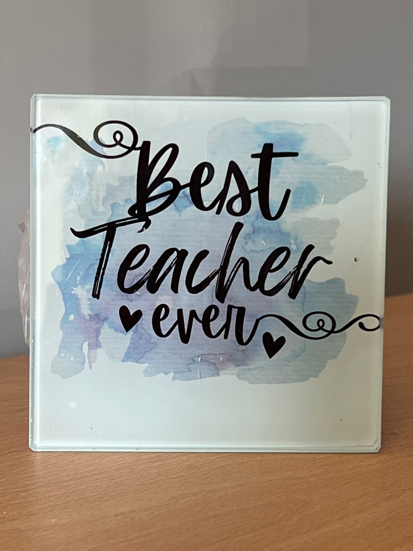 Best Teacher Mug and Coaster